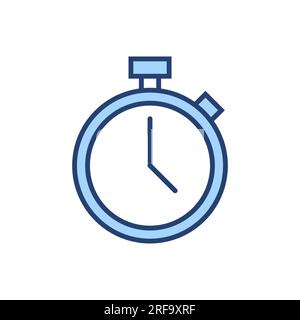 Vektor des Stoppuhrsymbols. Timer-Zeichen und -Symbol. Countdown-Symbol. Zeitraum Stock Vektor