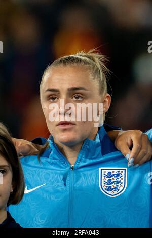 Adelaide, Aus. 01. Aug. 2023. Adelaide, Australien, August 1. 2023: Portrait von Georgia Stanway (8 England) während des 2023. FIFA Womens World Cup Group D Fußballspiels zwischen China PR und England im Hindmarsh Stadium in Adelaide, Australien. (NOE Llamas/SPP) Guthaben: SPP Sport Press Photo. Alamy Live News Stockfoto