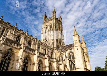 Die Kathedrale von Gloucester, England, Großbritannien, Europa | Gloucester Cathedral in Gloucester, England, Vereinigtes Königreich Großbritannien, Europaeich Stockfoto