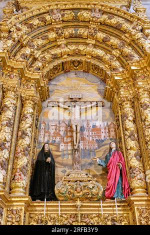 Die Kathedrale der ummauerten Stadt Miranda do Douro. Tras-os-Montes, Portugal Stockfoto