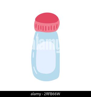 Vector-Doodle-Glasflasche Stock Vektor