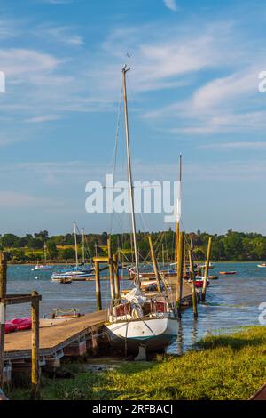 Großbritannien, England, Suffolk, Pin Mill, River Orwell Stockfoto