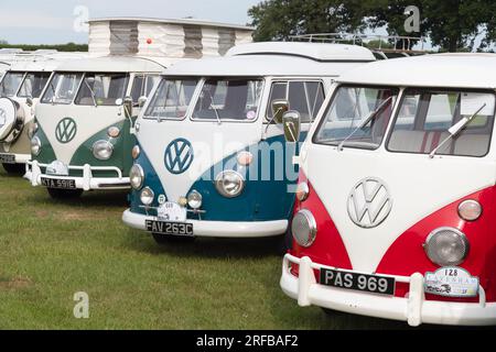 Großbritannien, England, Suffolk, Lavenham, Volkswagen Car Show Stockfoto