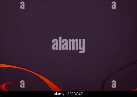 Satz von Hintergrundvektoren in Orange- und Purpurtönen. Hintergrundbild von Linie und Kurve. Stock Vektor