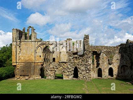 Easby Abbey, in der Nähe von Richmond, North Yorkshire, England UK Stockfoto