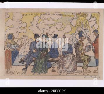 Verschmutzung darunter, Verschmutzung vorbei, Verschmutzung um 1904 herum durch James Ensor Stockfoto