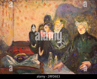 Todeskampf 1915 von Edvard Munch Stockfoto