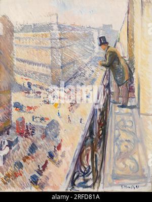 Rue Lafayette 1891 von Edvard Munch Stockfoto