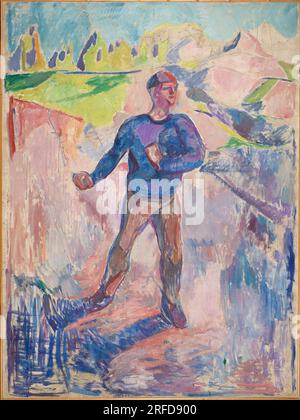 Die Sower 1910er von Edvard Munch Stockfoto