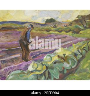Die Sower 1913 von Edvard Munch Stockfoto