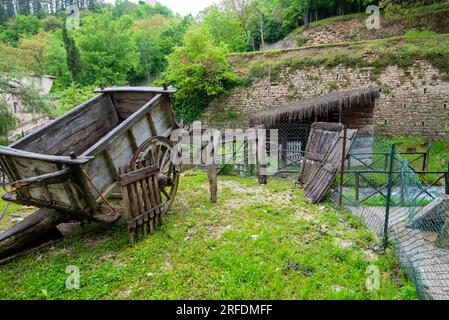 Dorf Rasiglia - Italien Stockfoto