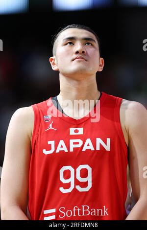 Gunma, Japan. 2. Aug. 2023. Koya Kawamata (JPN) Basketball : Männer Basketball Internationales Freundschaftsspiel zwischen Japan 79-72 Neuseeland in der Open House Arena Ota in Gunma, Japan . Kredit: Naoki Morita/AFLO SPORT/Alamy Live News Stockfoto