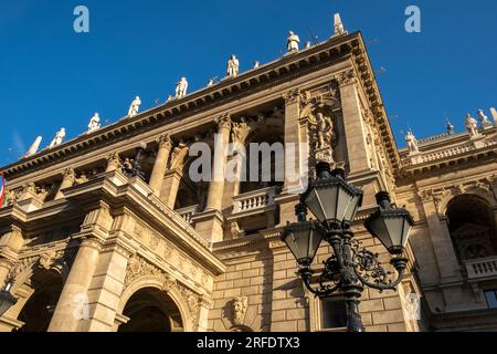 Ungarische Staatsoper. Budapest, Ungarn Stockfoto