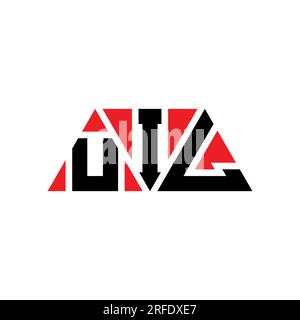 UIL-Logo mit Dreiecksbuchstaben und Dreiecksform. Monogramm mit UIL-Dreieck-Logo. UIL-Dreieck-Vektor-Logo-Vorlage mit roter Farbe. UIL Triangul Stock Vektor