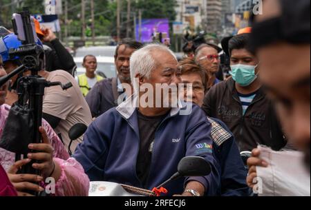 Bangkok Car Mob & Proteste Mi 2. Aug 2023 Stockfoto