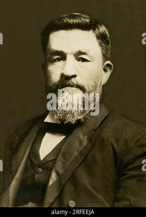 Portrait de Christian Dewet (1854-1922), homme Politique et Allgemeine sud-Africain. Fotografie, Debüt du 20e siècle. Stockfoto