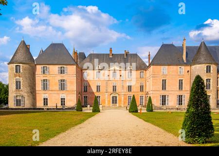Frankreich, Loiret, Loire-Tal, das von der UNESCO zum Weltkulturerbe erklärt wurde, Meung sur Loire, die Burg, die als historisches Denkmal gilt Stockfoto