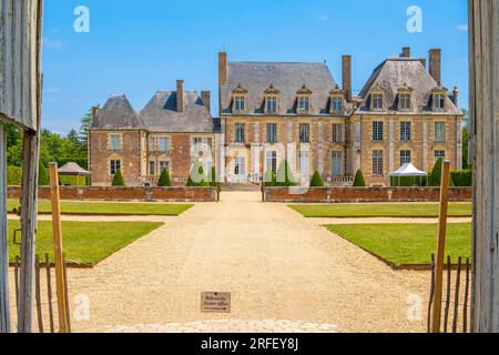 Frankreich, Loiret, Sologne, Schlösser der Loire, Schloss La Ferte Saint Aubin Stockfoto