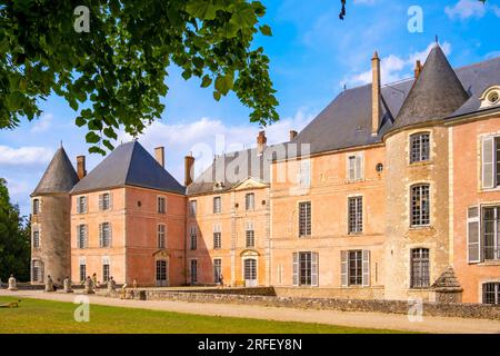 Frankreich, Loiret, Loire-Tal, das von der UNESCO zum Weltkulturerbe erklärt wurde, Meung sur Loire, die Burg, die als historisches Denkmal gilt Stockfoto