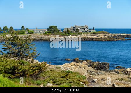 USA, Maine, Walker's Point Estate (oder das Bush Compound) ist das Sommerrefugium der Bush-Familie in der Stadt Kennebunkport Stockfoto