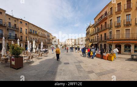 Spanien, Kastilien und Leon, Ciudad Rodrigo, Plaza Mayor Stockfoto