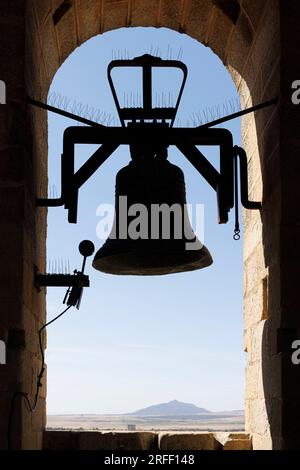 Spanien, Extremadura, Trujillo, Santamaria la Mayor Kirche, Glocke Stockfoto