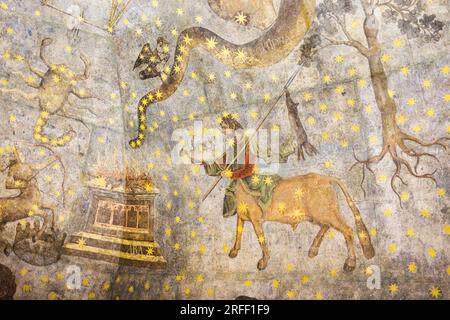 Spanien, Kastilien und Leon, Salamanca, Altstadt von Salamanca, UNESCO-Weltkulturerbe, El Cielo de Salamanca (Fernando Gallego 1743) Stockfoto