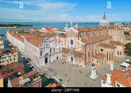 Italien, Venetien, Venedig, UNESCO-Weltkulturerbe, der ehemalige Teil der Scuola Grande di San Marco zur Zeit der hospîtal S.S. Giovanni e Paolo und S.S. Basilika Giovanni e Paolo Stockfoto