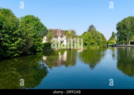Frankreich, Departement Val d'Oise, Region Plaine Vallée, Enghien-les-Bains Stockfoto