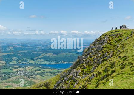 Old Man of Coniston in summer, Lake District Stockfoto