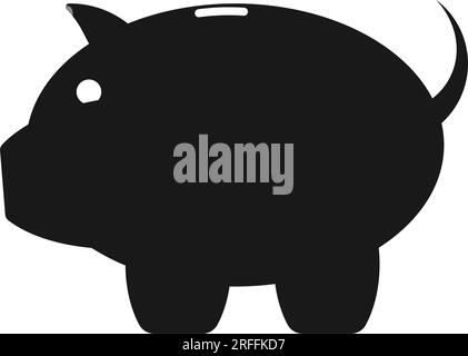 Piggy Bank Symbol Vektordarstellung Symboldesign Stock Vektor