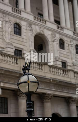 London, Großbritannien. 3. Aug. 2023. Die Bank of England erhöht die Zinssätze auf 5,25 % Kredit: Ian Davidson/Alamy Live News Stockfoto