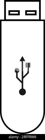 vektordesign für usb-Symbole Stock Vektor