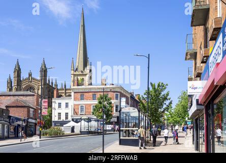 Wakefield die Springs Einkaufsstraße Wakefield Stadtzentrum Wakefield West Yorkshire England GB Europa Stockfoto