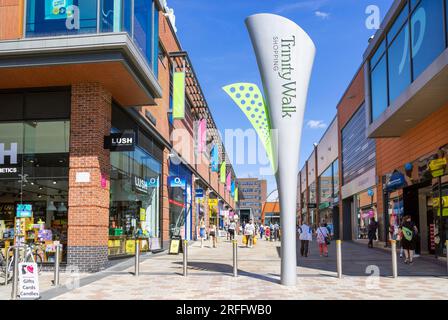 Wakefield Trinity Walk Einkaufszentrum Teall Way Wakefield Stadtzentrum West Yorkshire England GB Europa Stockfoto