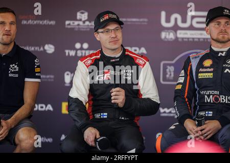 LATVALA Jari-Matti , Toyota Gazoo Racing WRC Team Principal, Portrait während der Rallye Finnland 2023., 9. Runde der WRC World Rally Car Championship 2023 vom 3. Bis 6. August 2023 in Jyvaskyla, Finnland Stockfoto