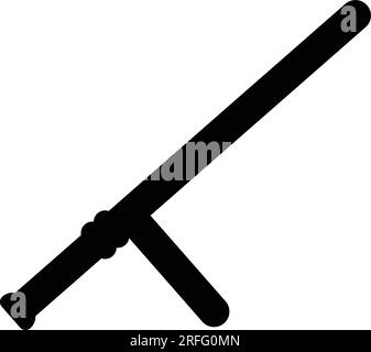 Polizeischläger-Symbol, Vektorsymbol-Design Stock Vektor