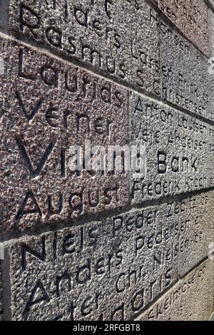 Das Fishermen's Memorial, Esbjerg, Dänemark. Stockfoto