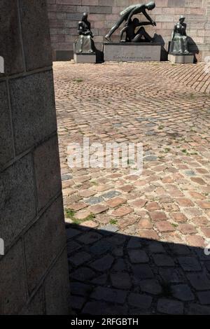 Das Fishermen's Memorial, Esbjerg, Dänemark. Stockfoto