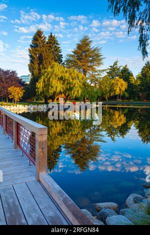 Minoru Lakes Stadtpark in Richmond, British Columbia, Kanada Stockfoto