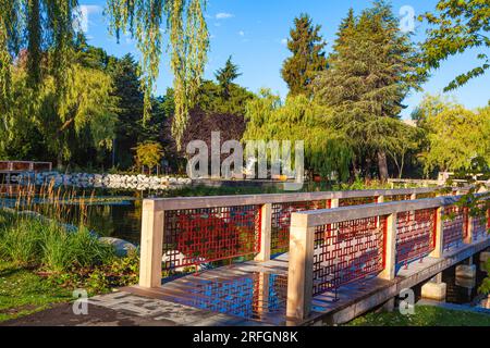 Minoru Lakes Stadtpark in Richmond, British Columbia, Kanada Stockfoto