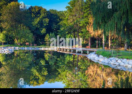 Minoru Lakes Stadtpark in Richmond, British Columbia, Kanada Stockfoto