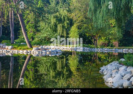 Minoru Lakes Stadtpark in Richmond, British Columbia, Kanada Stockfoto