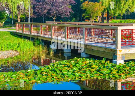 Minoru Lakes Stadtpark in Richmond, British Columbia, Kanada Stockfoto