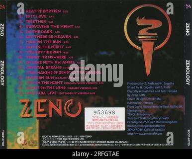 CD: Zeno – Zenology. (TOCP-67705), Aktion, veröffentlicht am 21. Juli 2005. Stockfoto