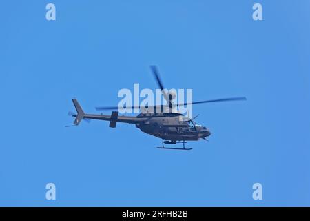 OH-58D Kiowa Krieger bei Operation Sturm Gedenkfeier in Kroatien Stockfoto