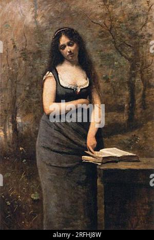 Velléda zwischen 1868 und 1870 von Jean-Baptiste Camille Corot Stockfoto