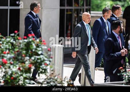 Hunter Biden verlässt das Bundesgerichtsgebäude am Mittwoch, den 26. Juli 2023; im J. Caleb Boggs Federal Building in Wilmington, Delaware Credit: Saquan Stimpson/CNP for NY Post (EINSCHRÄNKUNG: NO Daily Mail. KEINE New York oder New Jersey Zeitungen oder Zeitungen im Umkreis von 75 Meilen von New York City.) Stockfoto