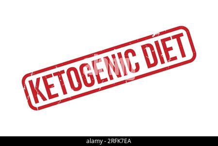 Roter Ketogener Diet Rubber Stamp Seal Vector Stock Vektor