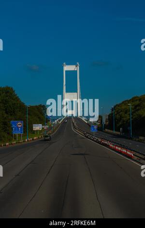 Eine verlassene Svern Bridge Stockfoto